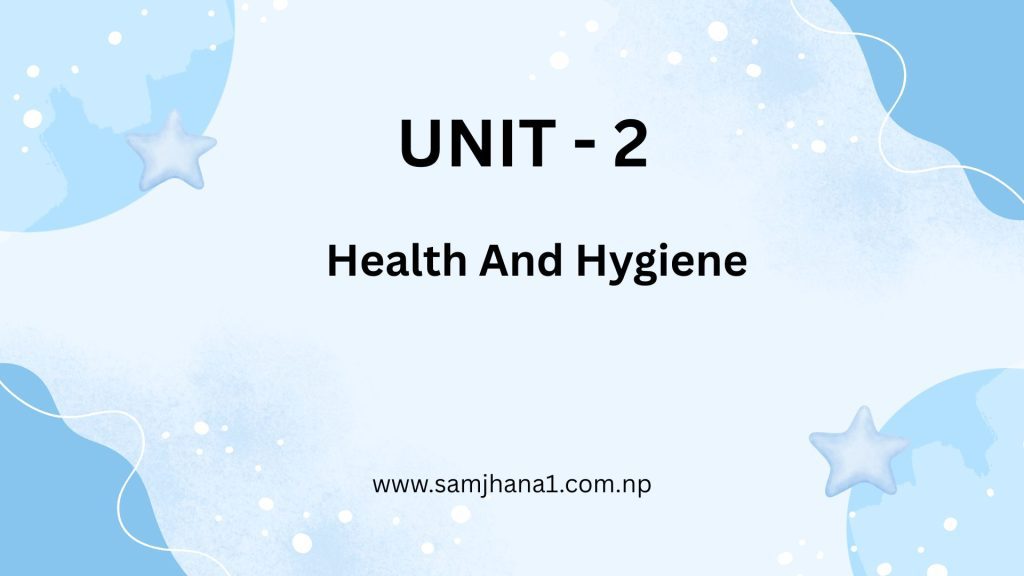 health and hygiene