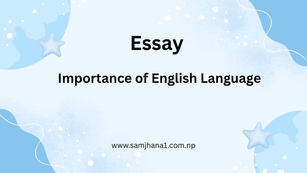 Importance of English Language